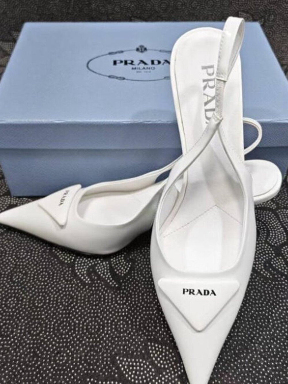 Prada Women’s Heels Size 38 - With Original Box - Picture 5 of 5